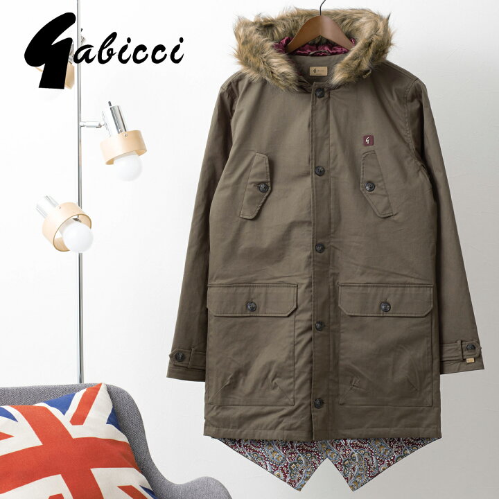 楽天市場 Gabicci メンズ モッズコート ガビッチ 21s 新作 ミディコート カーキ アウトドア モッズファッション ギフト Clozest モッズメンズレディース