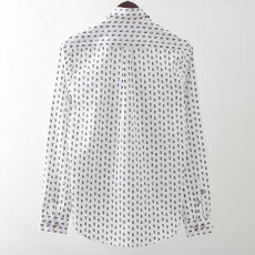 Gabicciメンズスモールペイズリーシャツ長袖20AW新作ガビッチLANGDALEモッズファッションプレゼントギフト