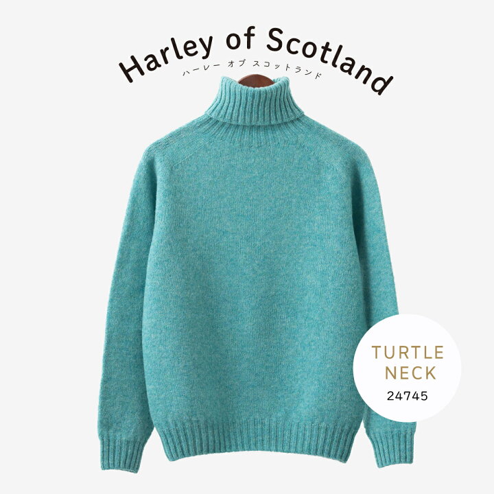 楽天市場】Harley of Scotland ユニセックス タートルネックセーター  