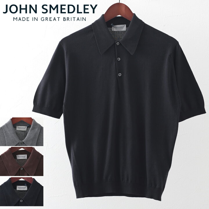 楽天市場 ジョンスメドレー John Smedley アイシス メンズ ポロシャツ ポロ Isis シーアイランドコットン ss 新作 4色 チャコール ブラック ネイビー コーヒービーン ジョンスメドレイ イージーフィット 英国製 ニット メンズ ギフト トラッド Clozest モッズメンズ