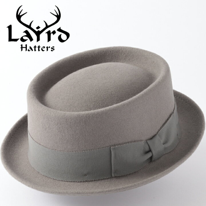 楽天市場 Laird Hatters メンズ ポークパイ フェルトハット 英国製 ウール レアードハッター ドイル ラウンド 帽子 イギリス製 ハンドメイド グレー レディース モッズファッション 紳士 ギフト トラッド Clozest モッズメンズレディース