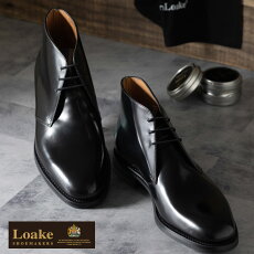 LoakeEnglandロークイングランドメンズポリッシュドアンクルブーツシューズ209B【送料無料】L1PolishedAnkleBootGoodyearWeltedブラック本革レザー本革レザー靴革靴イギリスロンドン英国王室御用達loake209black*25*26*26.5