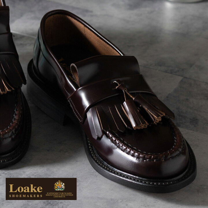 楽天市場 Loake England メンズ タッセルローファー ローク イングランド 革靴 レザーシューズ ローファー ビジネス Ex 2e オックスブラッド ブライトン 英国王室御用達 靴 モッズ レディース ギフト トラッド Clozest モッズメンズレディース