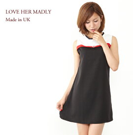 Love Her Madly ドレス ワンピース レディース レトロ ノースリーブ Jackey ラブ マッド モッズ ギフト トラッド