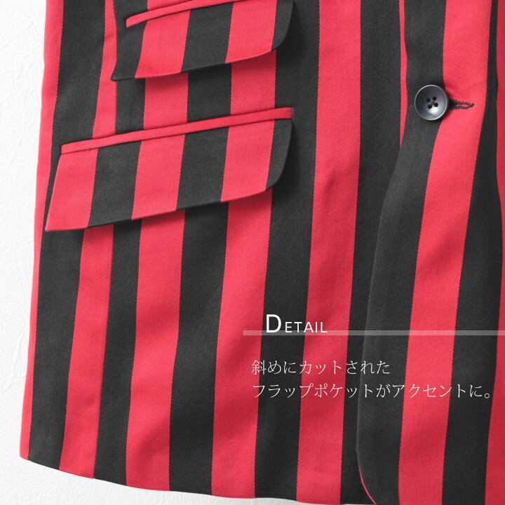 楽天市場 Madcap England ブレザージャケット ストライプ テーラード ボーティング マッドキャップ ブラックレッド メンズ ギフト トラッド Clozest モッズメンズレディース