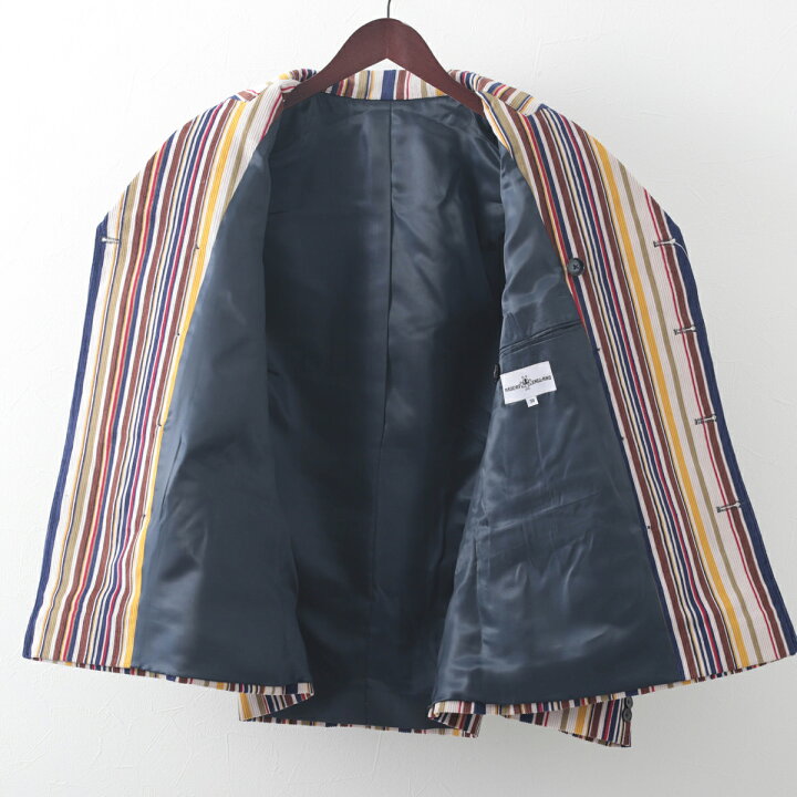 楽天市場】Madcap England メンズ ブレザージャケット ストライプ 