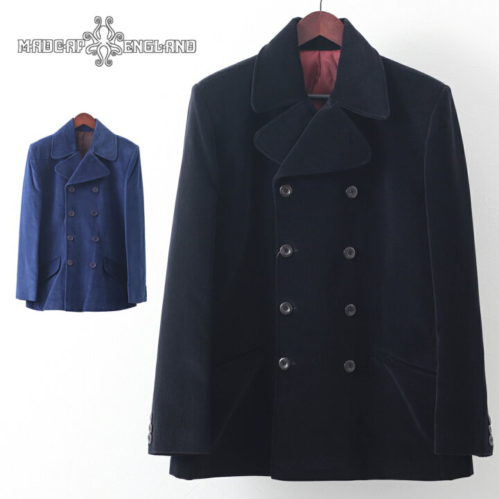楽天市場 Madcap England マッドキャップ ベルベットコート ピーコート Coat コート ブリード ブレザー レトロ ブラック ブルー メンズ モッズファッション ギフト トラッド Clozest モッズメンズレディース