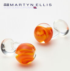 MartynEllisカフスカフスボタンカフリンクスソリッドグラスマーティンエリスガラスカフスカフリンクス