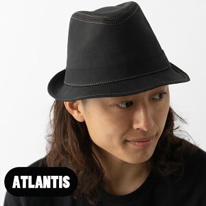 ATLANTIS �A�g�����e�B�X �n�b�g �X�q JAZZ NERO �u���b�N Black 56cm ���b�Y �C���f�B�[�Y Hat �R�b�g�� �M�t�g �g���b�h