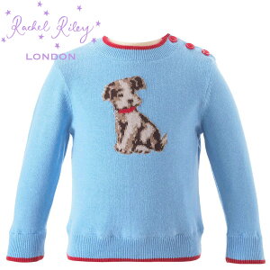 C`FC[ 23AWLbY q q C^[V Z[^[ Rachel Riley p u[ puppy Intarsia Cardigan blue Mtg CMX aoYj a Ԃ o gbh