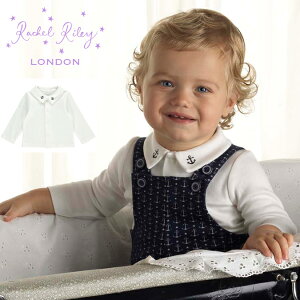 C`FC[ LbY q Vc W[W[ AJ[hJ } Rachel Riley AC{[ Rbg f p Anchor Embroidered Jersey Shirt Mtg a Ԃ