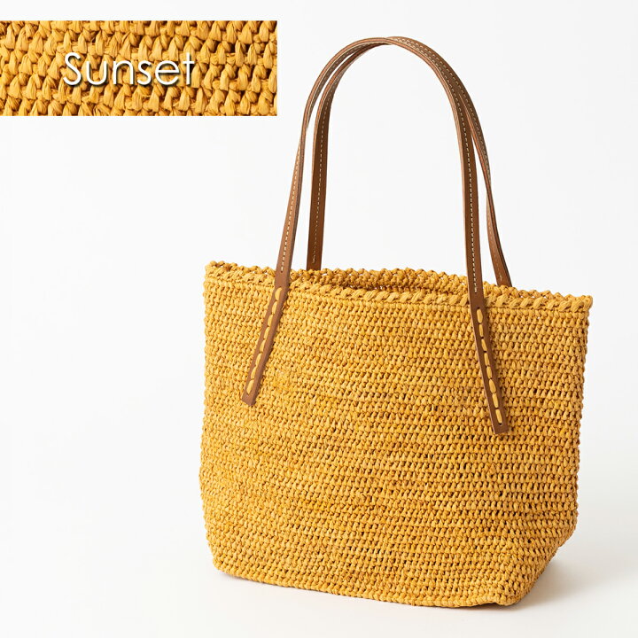楽天市場】Sans Arcidet サンアルシデ カゴバッグ RAFFIA BAG Bebyma 