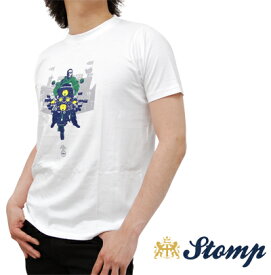 ストンプ Stomp Tシャツ T シャツ Brighton Pier モッズスクーター ホワイト White コットン UK モッズ scm018white *xs ギフト トラッド