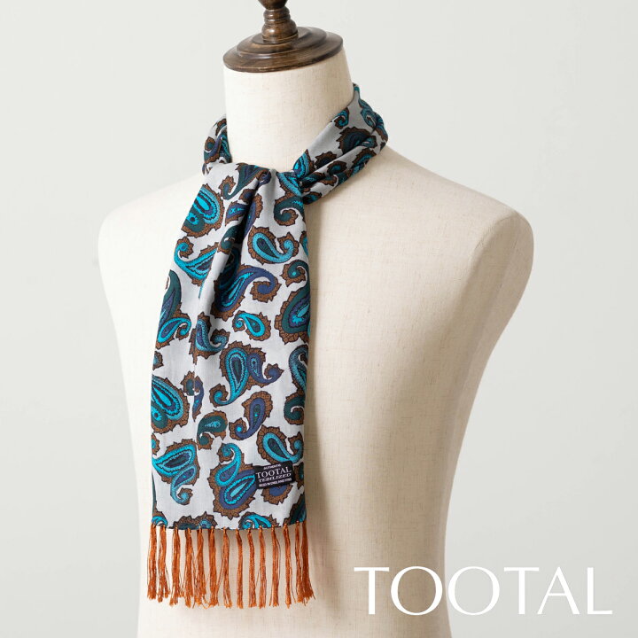 楽天市場】Tootal Vintage ユニセックス レーヨン スカーフ オーシャン 