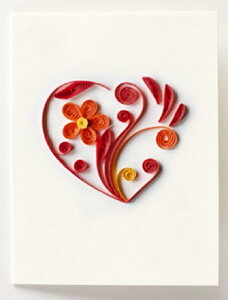 Quilling Card(NCOJ[h) O[eBOJ[h Heart gift enclosur@n[g