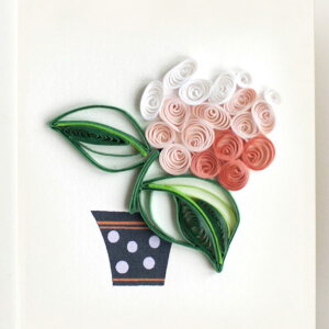 Quilling Card(NCOJ[h) O[eBOJ[h Pink Hydrangea sN̂ S