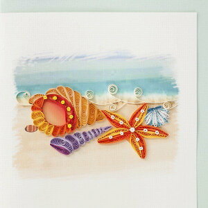 Quilling Card(NCOJ[h) O[eBOJ[h Seashells@L