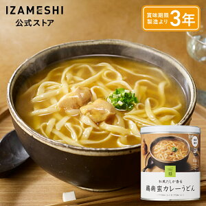 【11/4〜価格改定】 IZAMESHI(イザメシ) イザメシ麺 和風だしが香る鶏南蛮カレーうどん 1缶/1ケース(6缶入)