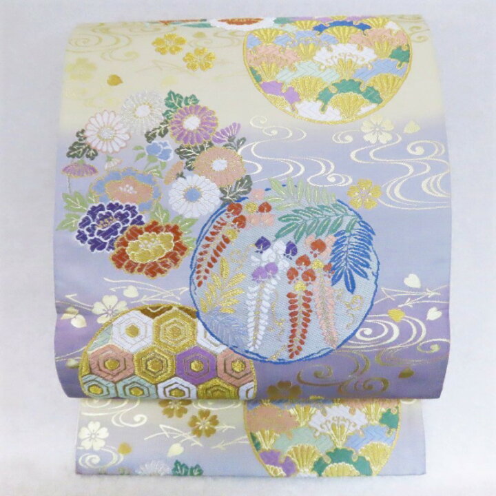 楽天市場】袋帯 新品 四君子 唐織 西陣織 帯匠山下謹製 無料御仕立付き 