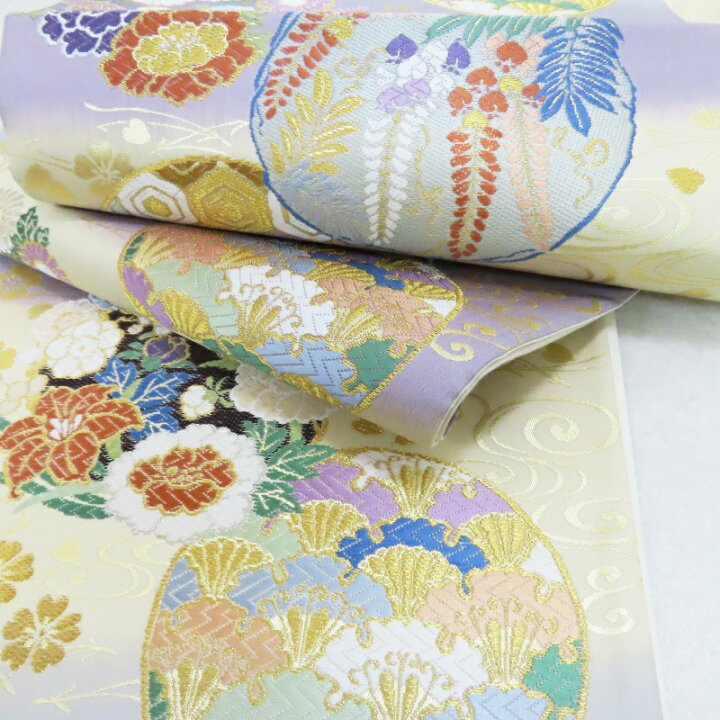 楽天市場】袋帯 新品 四君子 唐織 西陣織 帯匠山下謹製 無料御仕立付き 