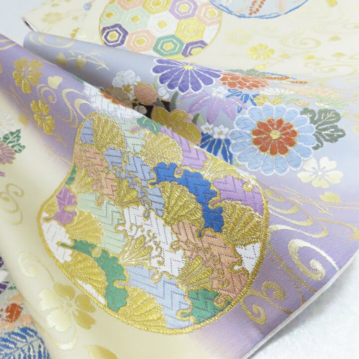 楽天市場】袋帯 新品 四君子 唐織 西陣織 帯匠山下謹製 無料御仕立付き 