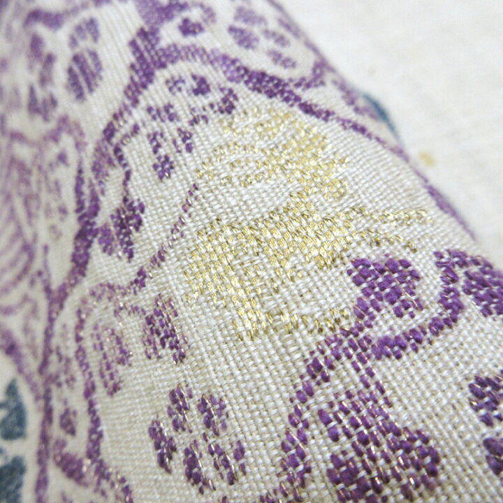 楽天市場】名古屋帯 貝紫 紬 カジュアル 九寸名古屋帯 御仕立上り  