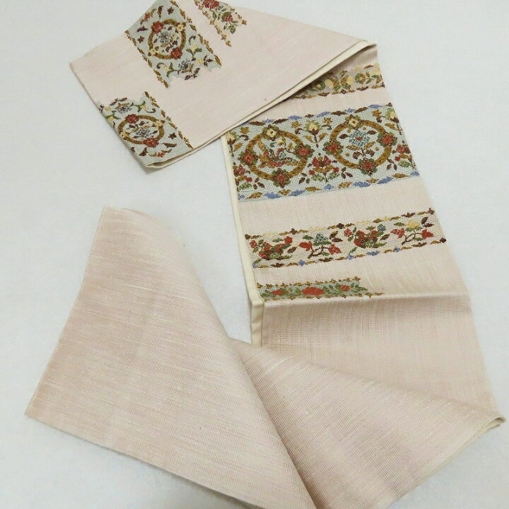 楽天市場】袋帯 刺繍織り カジュアル 紬 小紋にも 御仕立上り(3329  
