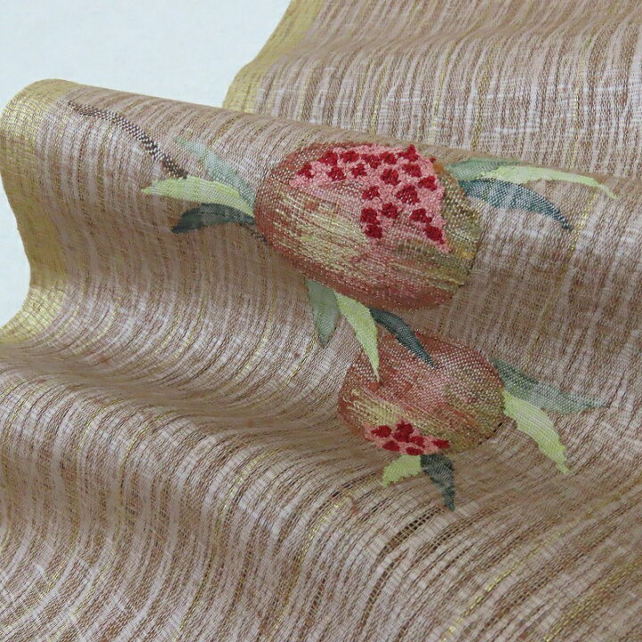 楽天市場】袋帯 手織り 櫛織 新品 お茶席帯 カジュアル帯 （3330 