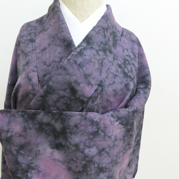 楽天市場】袷 小紋 纐纈染め 本染 丈161cm 御仕立上り ガード加工済 