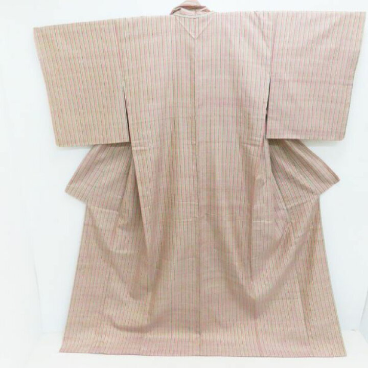 楽天市場】小紋 紬 三本縞 御仕立上り(3177)LYM : きもの club 藤