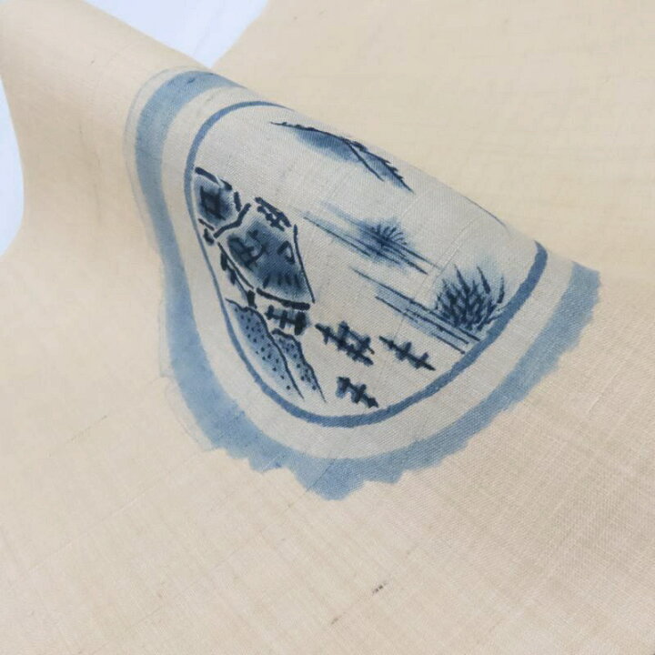 楽天市場】夏 名古屋帯 絹芭蕉 素描染め 九寸名古屋帯 カジュアル 御 