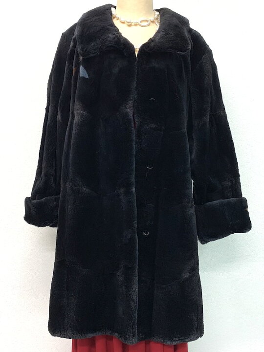 楽天市場】毛皮コート シェアードブラックミンク RAHIKAINEN MINK 