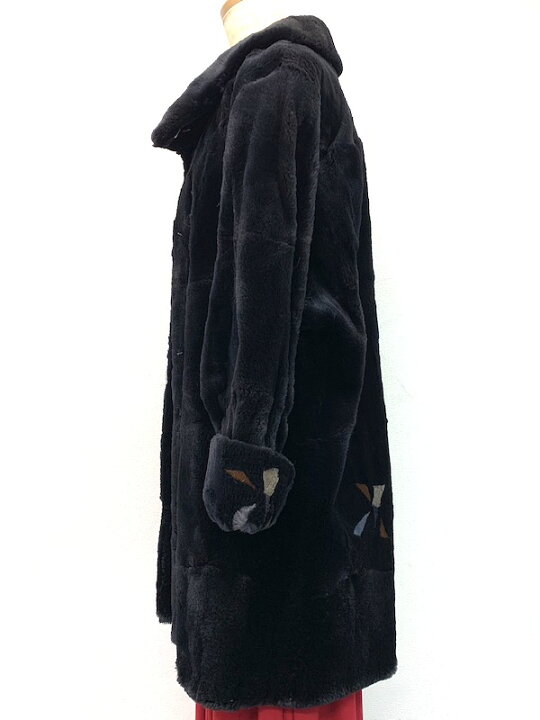 楽天市場】毛皮コート シェアードブラックミンク RAHIKAINEN MINK 