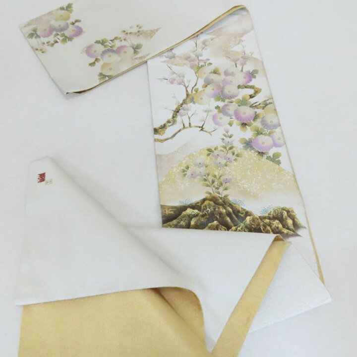 楽天市場】袋帯 綴れ織 綴れ 蒔絵模様 藤林徳扇 創業三百余年 両面織 