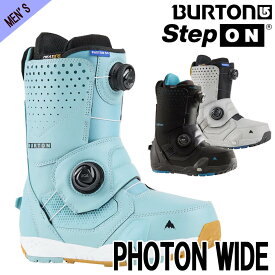 23-24 BURTON STEP ON PHOTON WIDE ステップオン フォトン ワイド ブーツ メンズ スノーブーツ スノーボード スノボ 2023-2024
