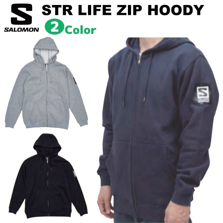 楽天市場】22-23 SALOMON STR LIFE ZIP HOODY salomon サロモン 