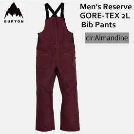 23-24 BURTON バートン メンズ パンツ スノーウェア ビブパンツ Reserve GORE?TEX 2L Bib Pants burton リザーブ スノボ 冬 2023-2024