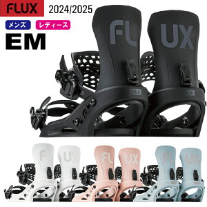 24-25 FLUX フラックス EM イーエム ビンディング BINDING メンズ レディース スノーボード バインディング 日本正規品 2024-2025