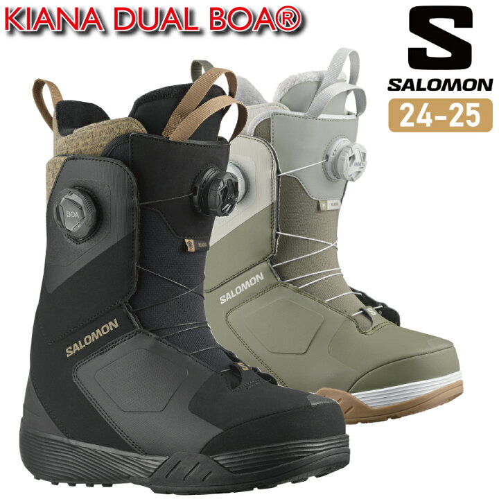 楽天市場】24-25 SALOMON サロモン KIANA DUAL BOA ブーツ 