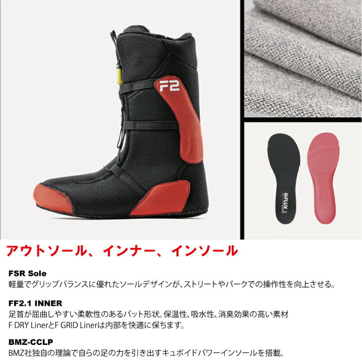 楽天市場】24-25 FLUX フラックス HB BOA ブーツ スノーボード BOOTS  