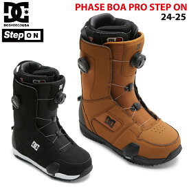 早期予約 24-25 DC ディーシー PHASE BOA PRO STEP ON ブーツ スノーボード ステップオン メンズ BOOTS 日本正規品 2024-2025