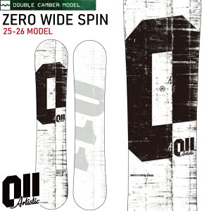 25-26 011Artistic ZERO WIDE SPIN [ A[eBXeBbNX {[h \񏤕i Xm[{[h  2025-2026