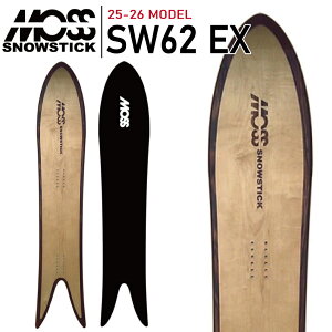 25-26 MOSS SNOWSTICK SW62 EX ���X �X�m�[�X�e�B�b�N �{�[�h �p�E�_�[ �X�m�[�{�[�h �� 2025-2026