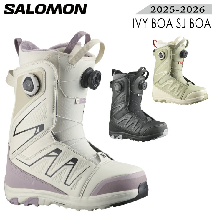 楽天市場】25-26 SALOMON サロモン IVY BOA SJ ブーツ スノーボード 