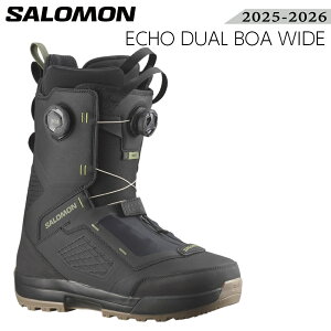 25-26 SALOMON �T������ ECHO DUAL BOA WIDE �u�[�c �X�m�[�{�[�h BOOTS �����Y ���{���K�i 2025-2026