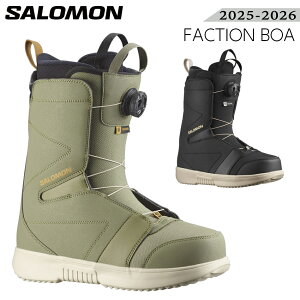 25-26 SALOMON �T������ FACTION BOA �u�[�c �X�m�[�{�[�h BOOTS �����Y ���{���K�i 2025-2026