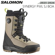 25-26 SALOMON サロモン SYNERGY PWL SJ BOA ブーツ スノーボード BOOTS メンズ 日本正規品 2025-2026