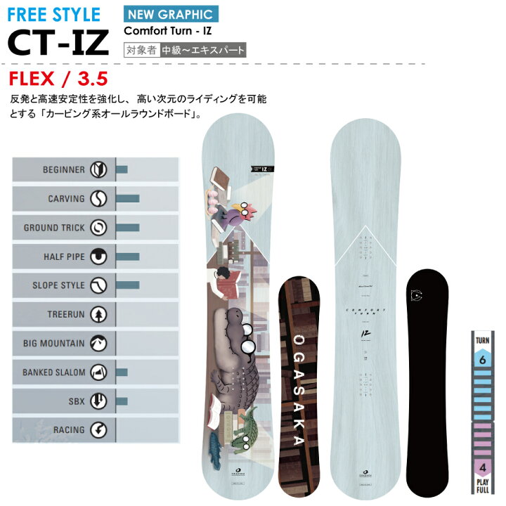 楽天市場】特典付き 25-26 OGASAKA オガサカ CT-IZ フリースタイル 