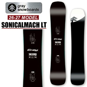 26-27 GRAY SONICALMACH LT �O���C �\�j�J���}�b�n ���C�g �{�[�h �J�[�r���O �X�m�[�{�[�h �� 2026-2027