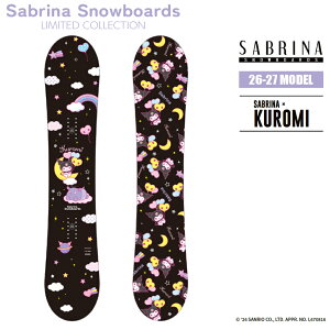 26-27 SABRINA KUROMI 140cm 144cm 148cm �T�u���i �N���~ �{�[�h �t���[�X�^�C�� �X�m�[�{�[�h �� 2026-2027